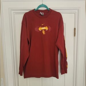 Nike USC Long Sleeve Shirt Size XL